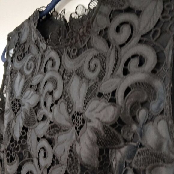 Ted Baker London Tops - Ted Baker London Black Lace Sleeveless Top Size 4